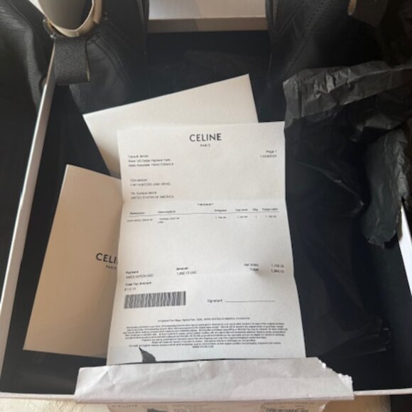 Celine Margaret Chelsea Boot Black 35/5 New Never Worn - Picture 4 of 6